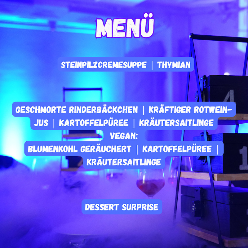 ESCAPE TO THE DINNER - Knack den Geschmack