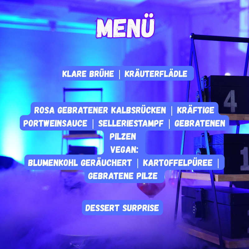 ESCAPE TO THE DINNER - Knack den Geschmack