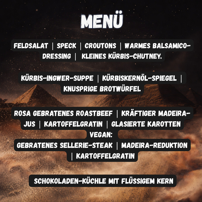 Das Original Gruseldinner - Die Mumie