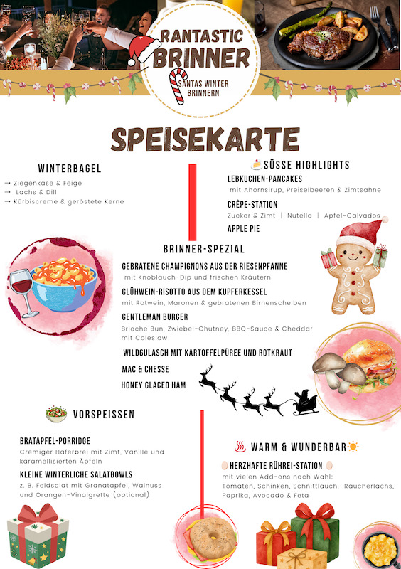 Rantastic Brinner – Breakfast meets Dinner- Santas Winter Brinner im Dezember