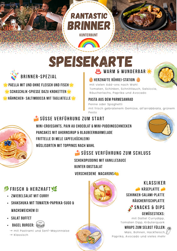 Rantastic Brinner – Breakfast meets Dinner- Kunterbunt- Der Juli Brinner