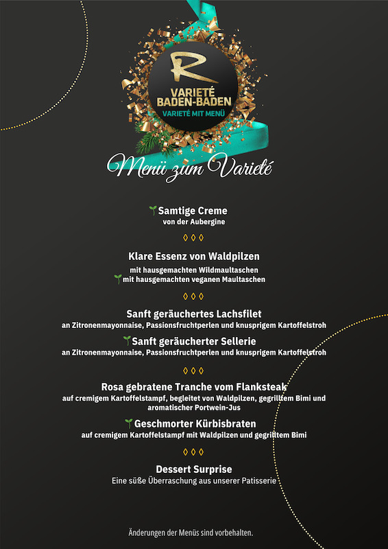 Rantastic-Varieté 2026 - Varieté mit Menü